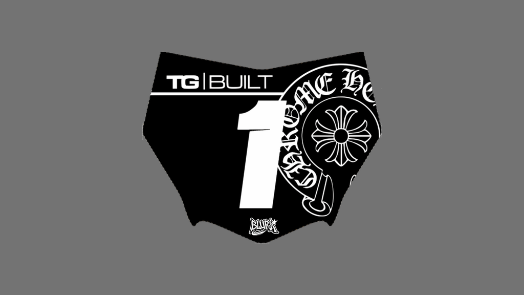 PRE-DESIGNED Motocutz Number Plate Decal