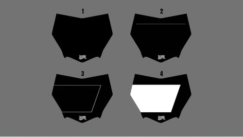 Custom Motocutz Number Plate Decal
